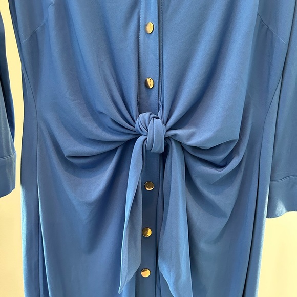 Carmen Marc Valvo - Large - Cobalt Blue - Dress - Picture 3 of 7